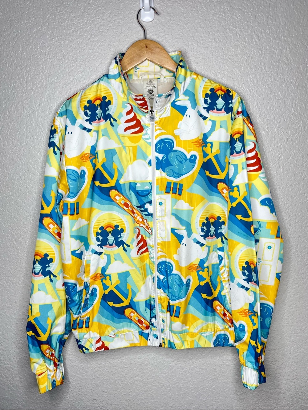 Disney Parks Mickey Minnie Nautical Cruise Windbreaker Jacket Medium M

Descript